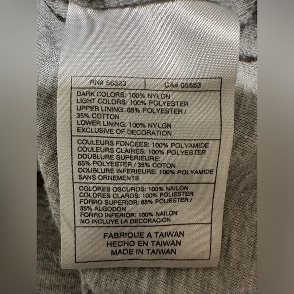 Vintage 90’s Nike Blue black stripe hood zip up windbreaker jacket coat Lined L - Picture 11 of 11